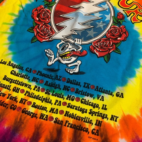 Grateful Dead 2023 Tour T-shirt - Picture 4 of 5
